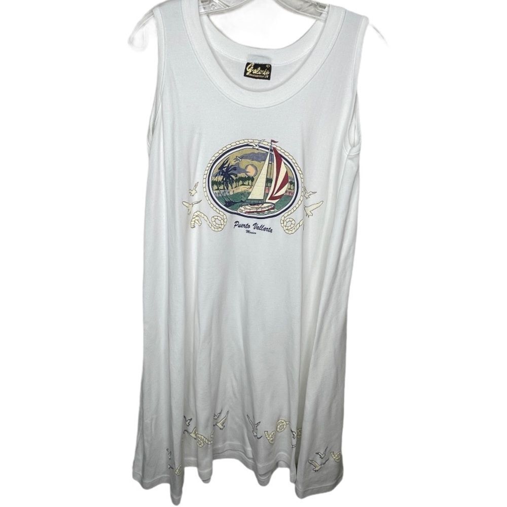 Vintage Galerie Cover-Up Dress White
